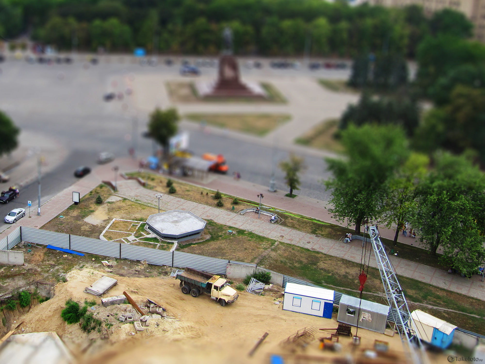 Обработка фотографии в стиле Tilt-Shift